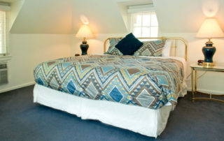 The Eagle's Nest master suite with a king bed and private sundeck