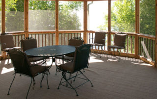 West Ridge full deck and screened-in porch