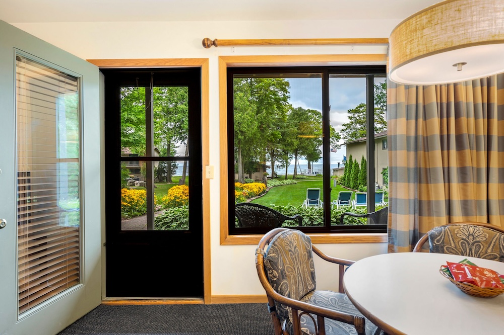 The inside of a rental at the Shallows Resort.